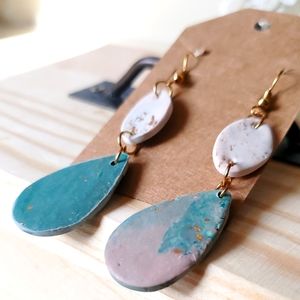 Polymer clay earrings
